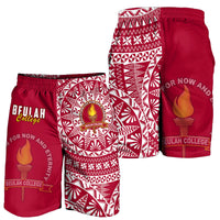Beulah Tonga College Men Shorts Tongan Ngatu Pattern LT14 - Polynesian Pride