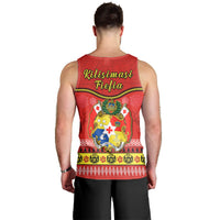 Tonga Christmas Men Tank Top Tongan Ngatu Kilisimasi Fiefia LT14 - Polynesian Pride