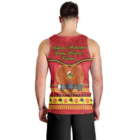 Papua New Guinea Christmas Men Tank Top Bird Of Paradise Bikpela Hamamas Blong Dispela Krismas LT14 - Polynesian Pride
