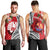 (Custom Personalised) Tahiti Islands Men Tank Top Polynesian Shark Mix Tropical Flowers LT14 - Polynesian Pride