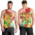 Aloha Poly Fest Men Tank Top Polynesian Pattern With Tropical Flowers LT14 - Polynesian Pride