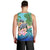 Polynesian Turtle Coconut Tree And Orchids Men Tank Top LT14 - Polynesian Pride