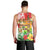 Aloha Poly Fest Men Tank Top Polynesian Pattern With Tropical Flowers LT14 - Polynesian Pride