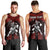 (Custom Personalised) Hawaii Men Tank Top Hawaiian Warrior With Weapon Polynesian Ver.05 LT14 Red - Polynesian Pride