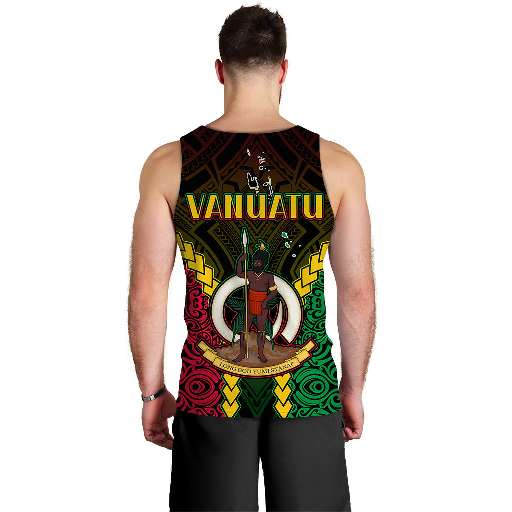 Vanuatu Indigenous Men Tank Top Proud To Be Ni - Vanuatu Polynesian Pattern LT13 - Polynesian Pride