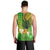 Hawaii Pineapple Men Tank Top Plumeria Frangipani Mix Tribal Pattern LT13 - Polynesian Pride