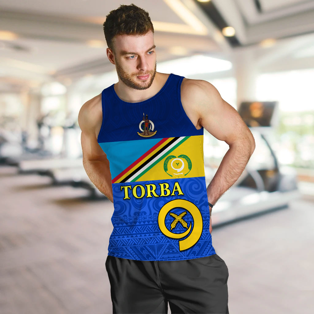 (Custom Personalised) Torba Vanuatu Province Men Tank Top Style Flag LT13 - Polynesian Pride