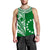(Custom Text and Number) Cook Islands Tatau Men Tank Top Symbolize Passion Stars Version Green LT13 - Polynesian Pride