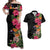 Hawaii Flowers Mix Tribal Pattern Matching Dress and Hawaiian Shirt LT6 Art - Polynesian Pride
