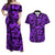 Polynesian Matching Tropical Outfits For Couples Purple LT6 Purple - Polynesian Pride