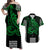 Kakau Hawaiian Polynesian Matching Dress and Hawaiian Shirt Green LT6 Green - Polynesian Pride