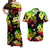 Hawaii Summer Colorful Matching Dress and Hawaiian Shirt Reggage LT6 Reggage - Polynesian Pride