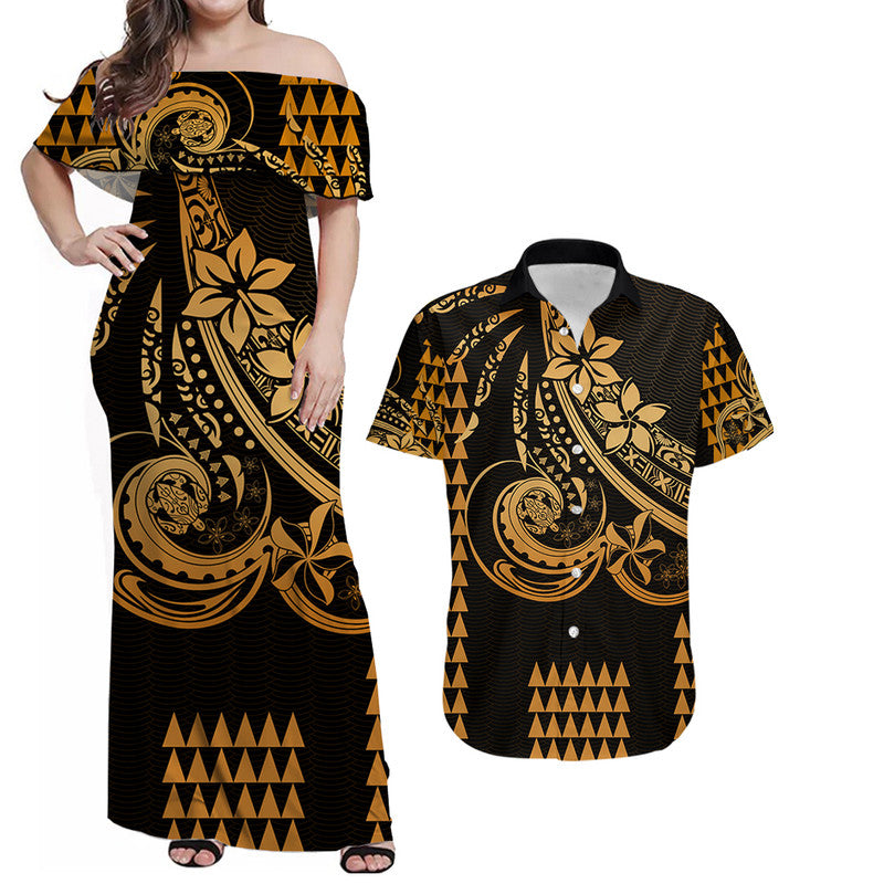 Combo Dress and Shirt Matching Couples Outfit - Polynesian Pride Combo Dress and Shirt Matching Couples Outfit - Polynesian Pride