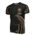Federated States of Micronesia All Over T-Shirt - Gold Tribal Wave