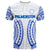 Cook Islands Palmerston T Shirt Tribal Pattern LT12 Unisex Blue - Polynesian Pride