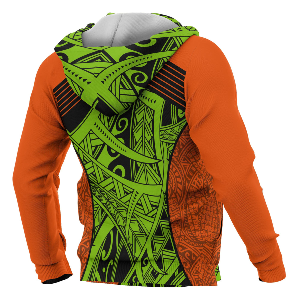 Polynesian Hawaii ll Over Hoodie Tribal Wave - Polynesian Pride