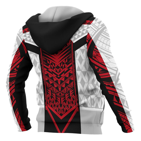 Tonga Hoodie Tongan Pattern Mix Polynesian LT13 main image 1