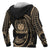 Samoa Polynesian Hoodie Gold Tribal Wave - Polynesian Pride