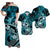 Hawaii Polynesian Hawaiian with Turtle Matching Dress and Hawaiian Shirt No.5 LT6 Art - Polynesian Pride