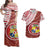 Sila Tonga Polynesian Wing Red Matching Dress and Hawaiian Shirt LT6a Art - Polynesian Pride