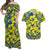 Polynesian Hibiscus Matching Hawaiian Shirt and Dress Fiji Patterns Yellow LT6 Yellow - Polynesian Pride