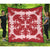 Hawaii Lehua Quilting Premium Quilt - AH Red - Polynesian Pride