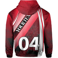 Custom Tonga Zip Hoodie Special Line Polynesian - Polynesian Pride