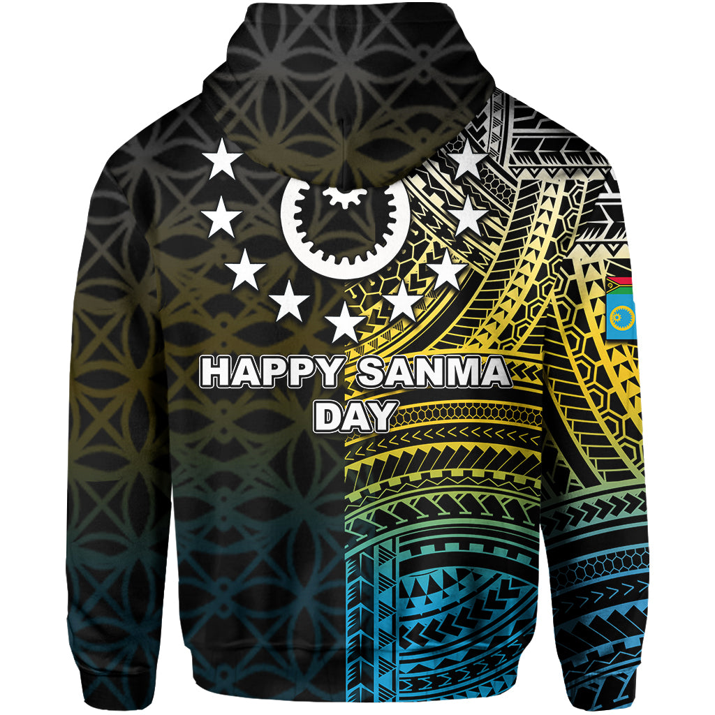 Sanma Day Province Hoodie of Vanuatu Pig Tusk LT6 - Polynesian Pride