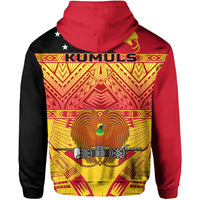 Papua New Guinea Hoodie Kumuls Zip up Rugby - Polynesian Pride