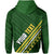 Custom Cook Islands Rugby With Polynesian Zip Hoodie - Polynesian Pride