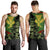 Kanaka Flag Camo Pattern Tank Top - Chad Style - AH Green - Polynesian Pride