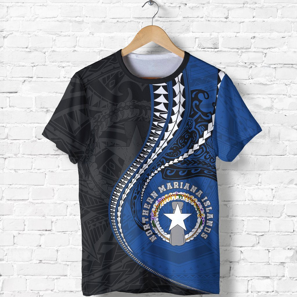 Northern Mariana Islands T Shirt Kanaloa Tatau Gen MP TH65 Unisex Blue - Polynesian Pride