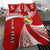 (Custom Personalised) Tonga Distinctive Bedding Set Tongan Tapa Pattern LT13 - Polynesian Pride