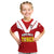 Custom Mate Maa Tonga Rugby T Shirt Tongan Kupesi Red Style LT9 - Polynesian Pride