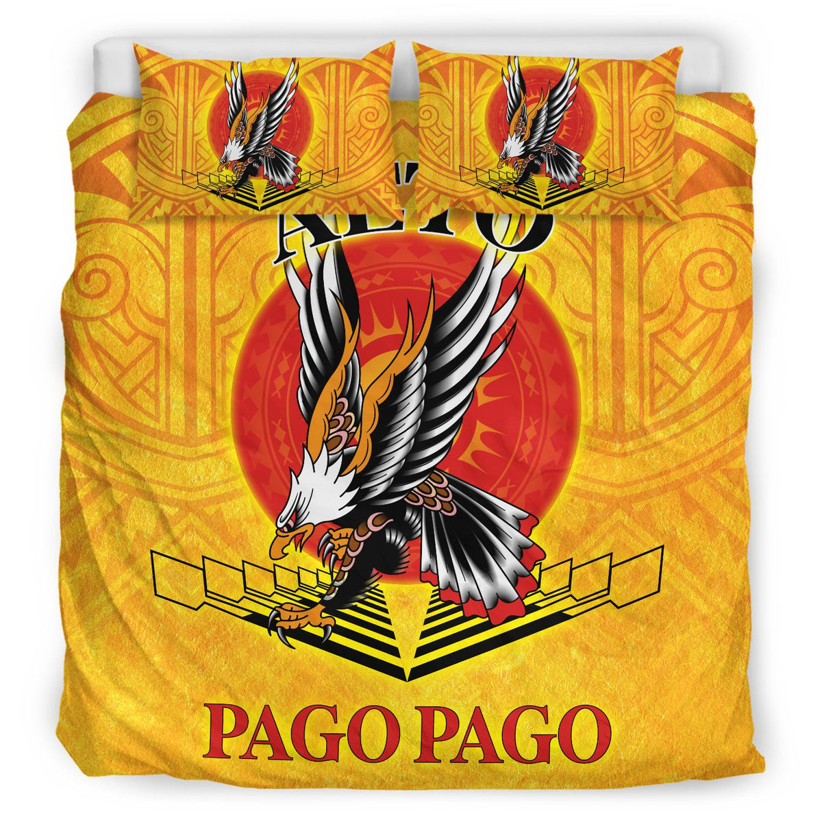 American Samoa Bedding Set - Pago Pago Aeto (Ver 2) - Polynesian Pride
