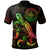 Palau Polynesian Polo Shirt Turtle With Blooming Hibiscus Reggae Unisex Reggae - Polynesian Pride