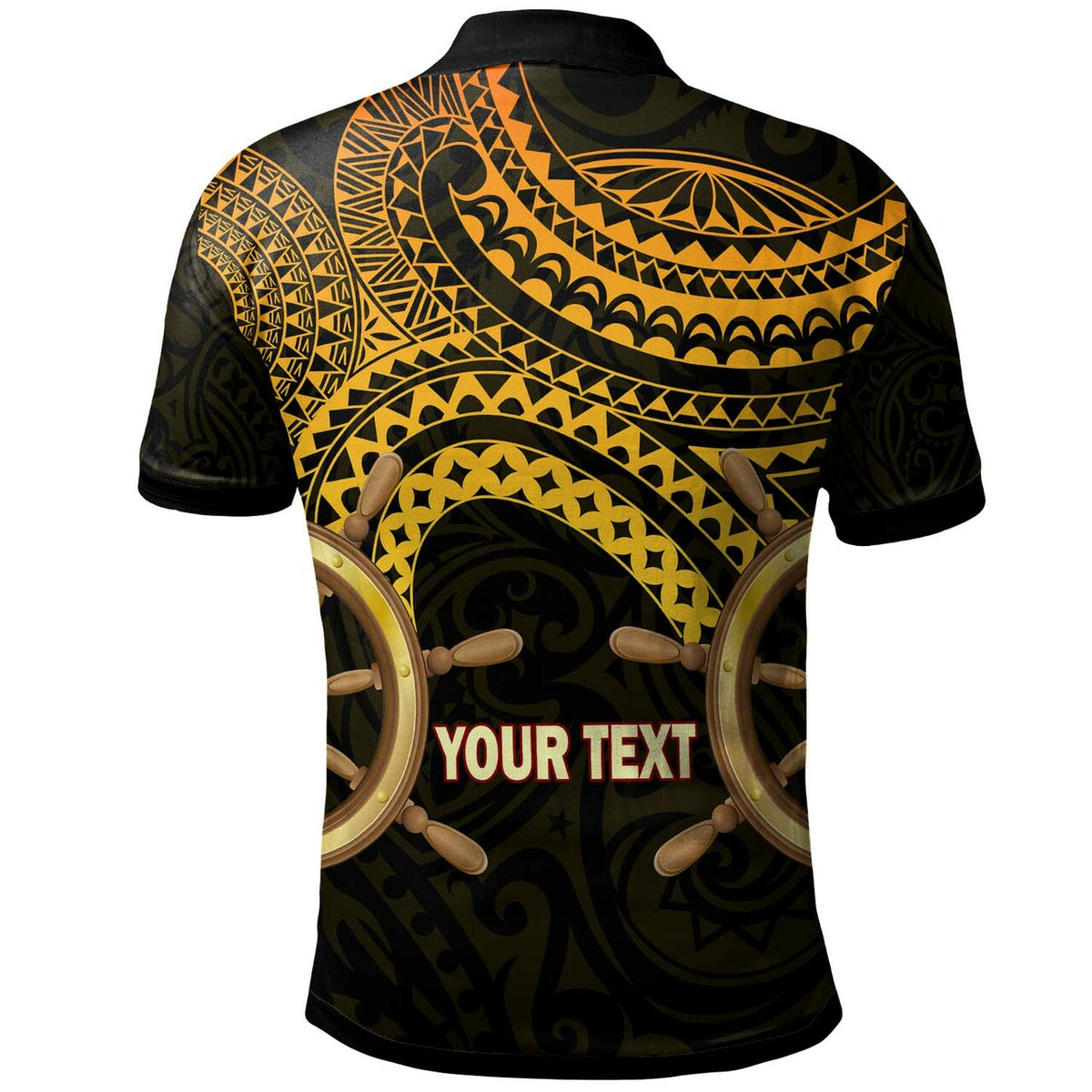 Hawaii Custom Polo Shirt Waipahu High School Marauders Pirates Polynesian Tribal Pattern LT10 - Polynesian Pride