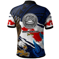 American Samoa Polo Shirt Custom Happy Independence Day Samoa with Polynesian Culture LT10 - Polynesian Pride