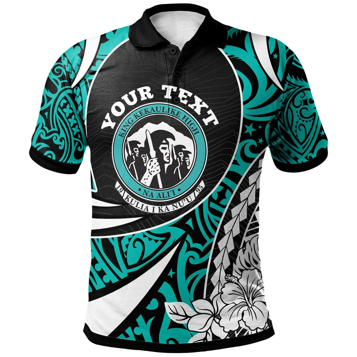 Hawaii Custom Polo Shirt King Kekaulike High School Polynesian Tribal Pattern LT10 - Polynesian Pride