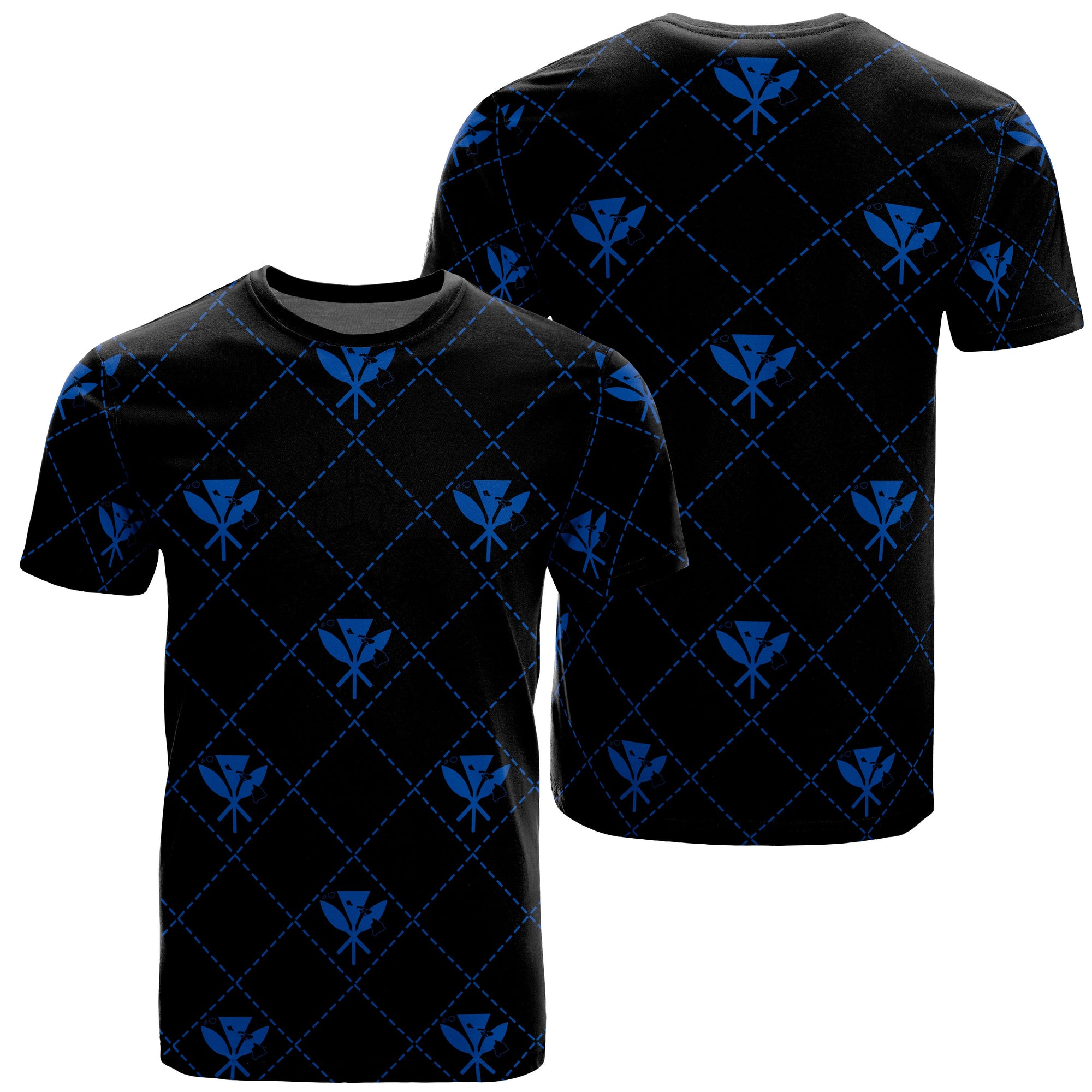 Kanaka Maoli T Shirt Regal Blue AH Unisex Blue - Polynesian Pride