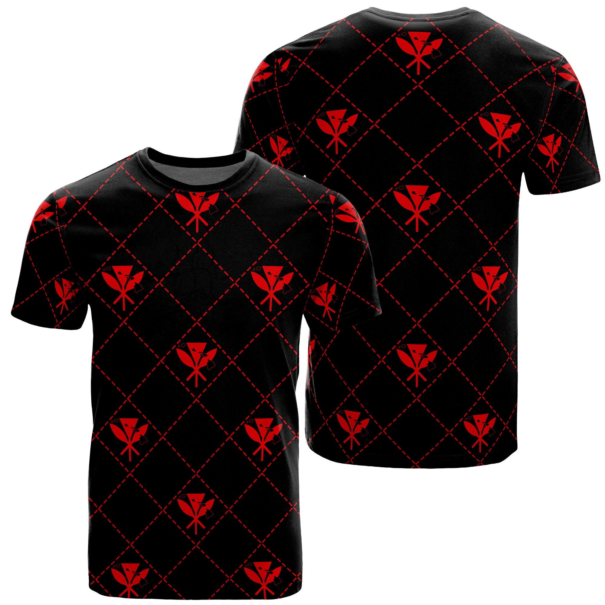 Kanaka Maoli T Shirt Regal Red AH Unisex Red - Polynesian Pride