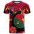 Papua New Guinea T Shirt East Sepik Flag of PNG with Hibicus and Polynesian Culture T Shirt Art - Polynesian Pride