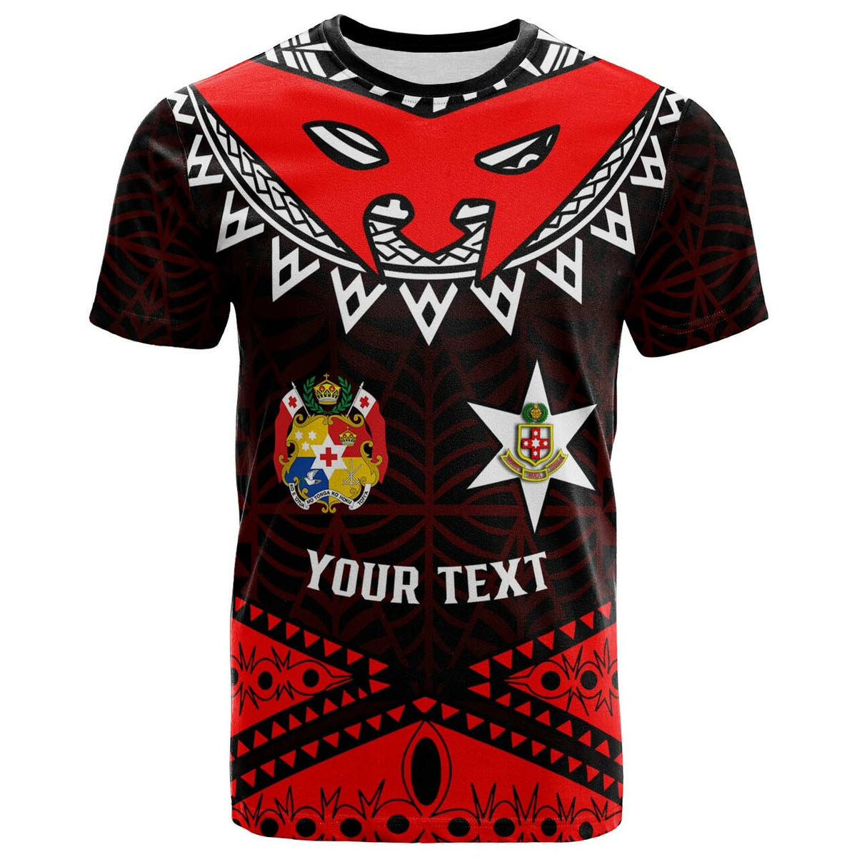Tonga Custom T Shirt Kolisi Tonga High School with Tonga Patterns Polynesian Culture LT10 - Polynesian Pride