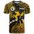 Hawaii Polynesian T Shirt Kohala High School Cowboy with Polynesian Patterns LT10 Yellow - Polynesian Pride