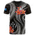 Kosrae Micronesian T Shirt Black Plumeria Unisex BLACK - Polynesian Pride