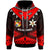 Tonga Custom Hoodie Kolisi Tonga High School with Tonga Patterns Polynesian Culture LT10 Red - Polynesian Pride