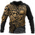 Samoa Polynesian Hoodie Gold Turtle Flowing Unisex Gold - Polynesian Pride