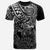 American Samoa T Shirt American Samoan Seal Polynesian White Turtle Tattoo Unisex BLACK - Polynesian Pride