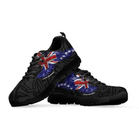 Cook Islands Sneakers - Flag Wing Sport Style - Polynesian Pride
