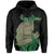 Polynesian Hula Man Helmet Hawaii Hoodie Gray - Polynesian Pride